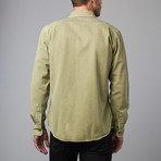 Utility Button-Up Shirt // Army Green (S)