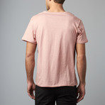 Scoop Neck Tee // Pink (L)