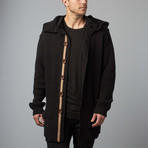 Longline Cardigan // Black (L)