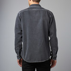 Utility Button-Up Shirt // Charcoal (M)