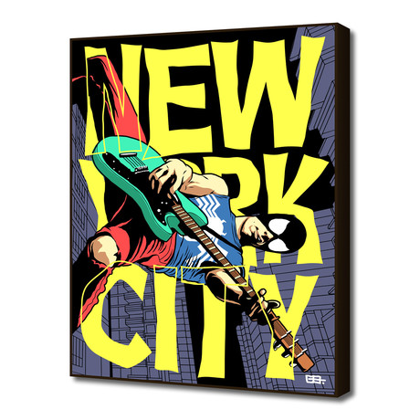 Nega New York City (16"W x 20"H x 1.5"D)