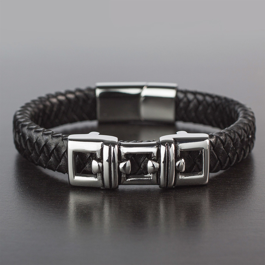 West Coast Jewelry - Sleek Leather Bracelets - Touch of Modern