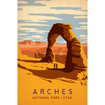 National Parks Collection // Arches National Park (18"W x 26"H x 0.75"D)