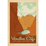 National Parks Collection // Vermillion (18"W x 26"H x 0.75"D)
