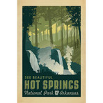 National Parks Collection // Hot Springs (18"W x 26"H x 0.75"D)