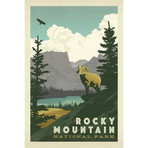 National Parks Collection // Rocky Mountains (18"W x 26"H x 0.75"D)