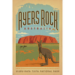 Australia (Ayers Rock) (18"W x 26"H x 0.75"D)
