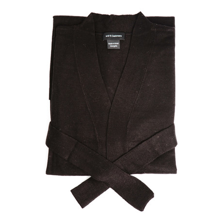 Cashmere + Wool Robe (Black)
