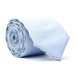 Reversible Tie // Powder Blue + Medium Blue Checkered