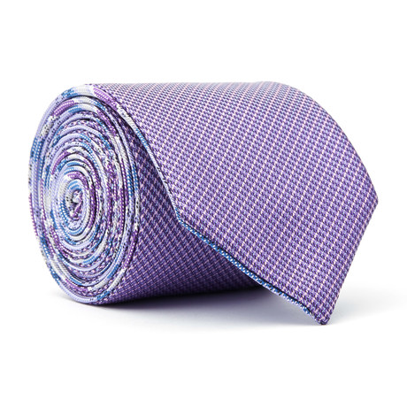 Reversible Tie // Purple + Lilac Plaid