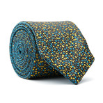 Reversible Tie // Teal + Yellow Floral