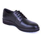 Selim Contrast Lace-Up Derby // Black + Maroon (Euro: 40)