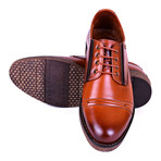 Hasan Stitched Lace-Up Derby // Brown Tobacco (Euro: 42)