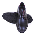 Selim Contrast Lace-Up Derby // Black + Maroon (Euro: 40)