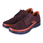 Bora Lace-Up Tread Sneaker // Brown Tobacco (Euro: 43)