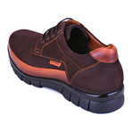 Bora Lace-Up Tread Sneaker // Brown Tobacco (Euro: 43)