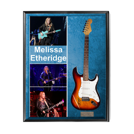 Melissa Etheridge Signed Guitar + Display