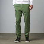 Chino Knit Pant // Deeper Moss Green (31WX32L)
