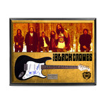 Black Crowes Signed Signed Guitar + Display