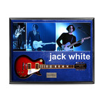 White Stripes Jack Signed Guitar + Display