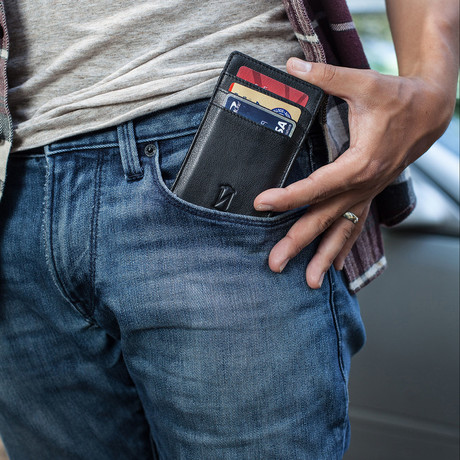 Power Wallet // Pocket Wallet + Battery (Black)