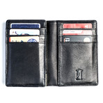 Power Wallet // Folio Wallet + Battery (Black)