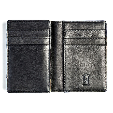 Power Wallet // Folio Wallet + Battery (Black)