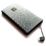 Power Wallet // Folio Wallet + Battery (Black)