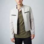 Cheltenham // Rogue Leather Jacket // Beige (2XL)