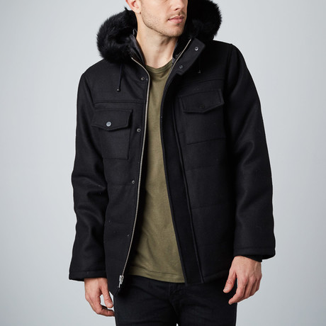 Cheltenham // Brooklyn Wool Jacket // Black (S)