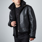 Cheltenham // B3 Shearling Jacket // Black (XL)