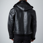 Cheltenham // B3 Shearling Jacket // Black (M)
