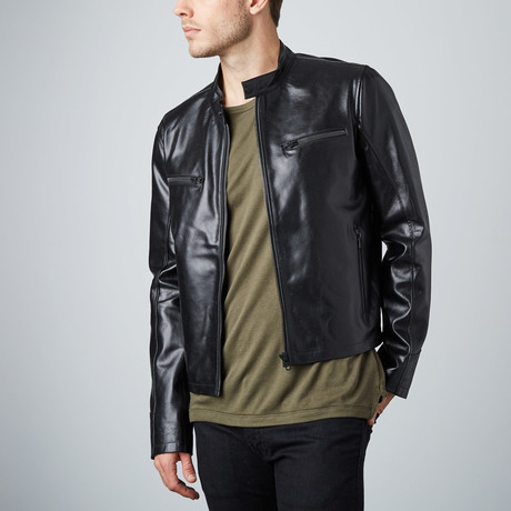 Cheltenham // Rogue Leather Moto Jacket // Black (S)