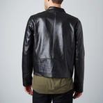 Cheltenham // Rogue Leather Moto Jacket // Black (S)