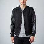 Cheltenham // Varsity Jacket // Black (XL)