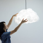 Lampshade Cloud // Pendant (Hardwire Kit // Small Cloud)
