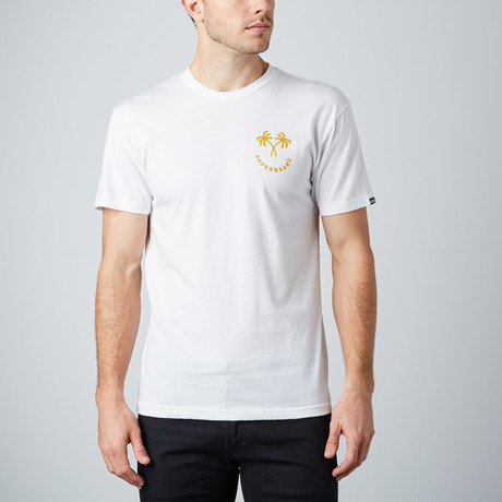Happy Palm Tee // White (S)
