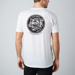 Mad Cat Tee // White (L)