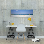 Beach Scene, Miami, Florida (12"W x 36"H x 0.75"D)