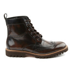 Men's Wingtip Boots // DarkBrown (US: 7)