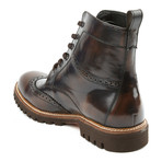 Men's Wingtip Boots // DarkBrown (US: 7)