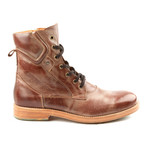 Distressed Combat Boot // Tobacco (US: 7)