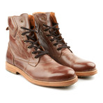 Distressed Combat Boot // Tobacco (US: 7)