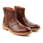 Moto Boot // Brown + Honey (US: 8)