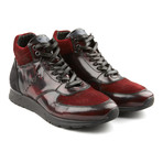 High-Top Sneakers // Wine (US: 9)