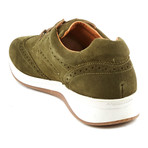 Francesco Wing-Tip Casual Sneakers // Army Green (US: 11)