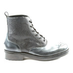 Medallion Toe Boot // Black Grey (US: 9)