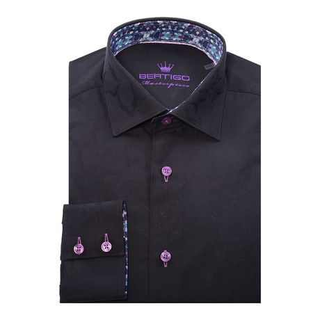 Bamiro Button-Up Shirt // Black (S)