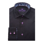 Bamiro Button-Up Shirt // Black (XL)