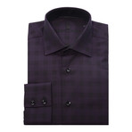 Camilo Button-Up Shirt // Black + Purple (XL)
